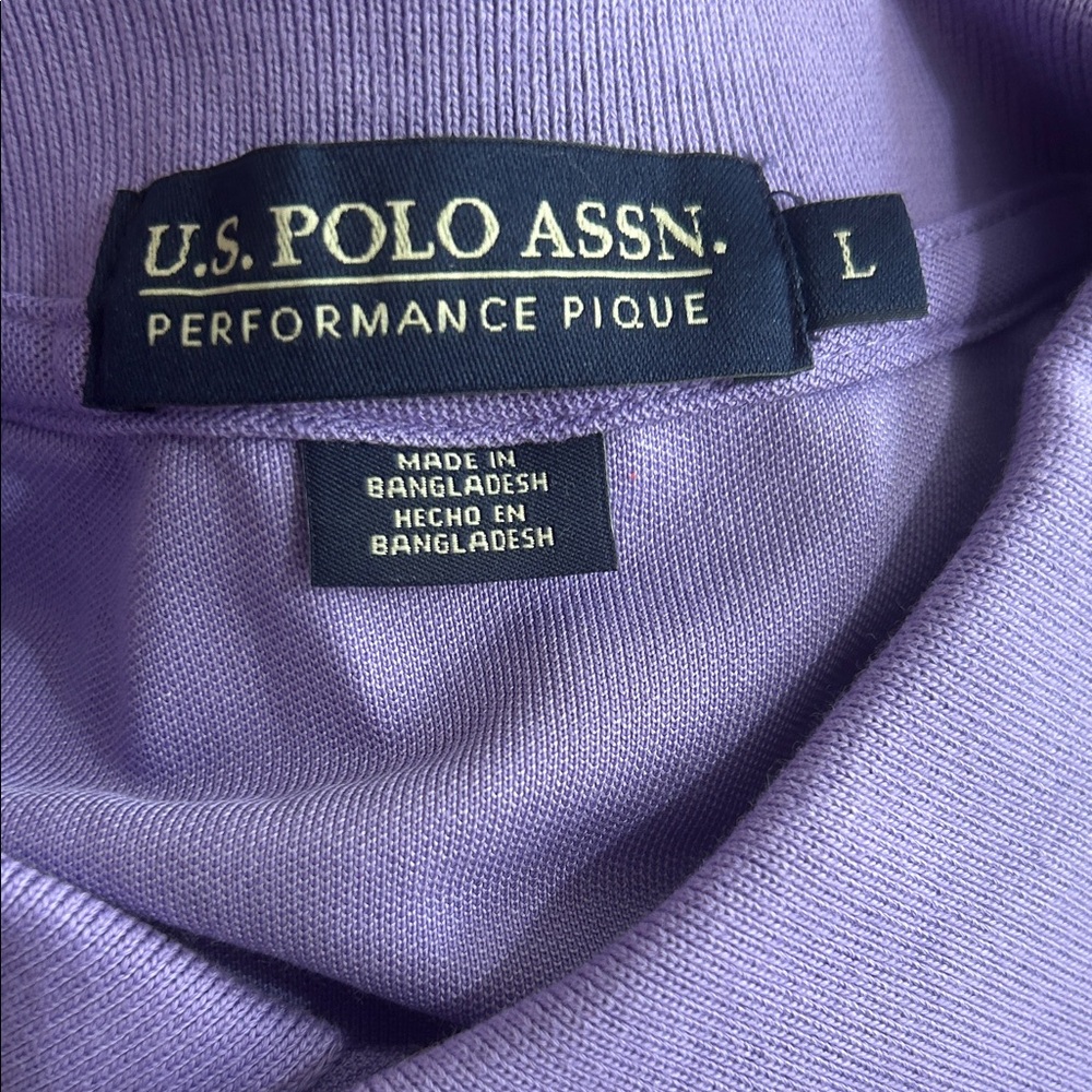 U.S. Polo Assn. Lavender Polo Shirt - Picture 3 of 5